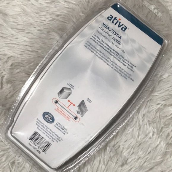 Ativa VGA/SVGA Male/Male 6ft High Resolution Monitor Cable - Picture 5 of 6